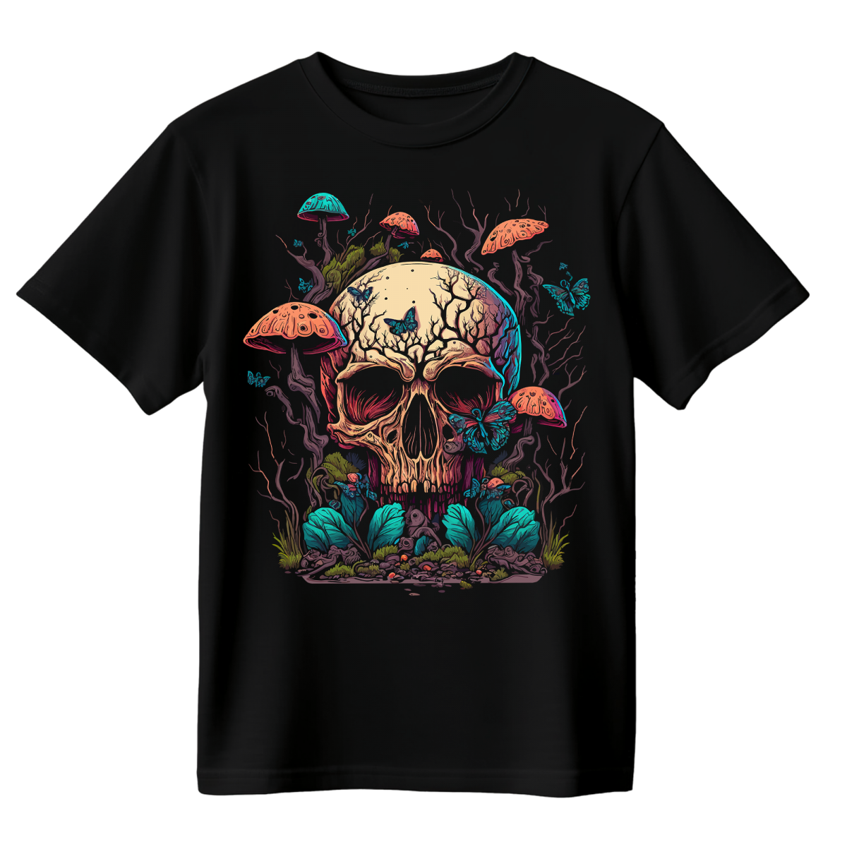 Koszulka Męska Cykl Życia - Czarna