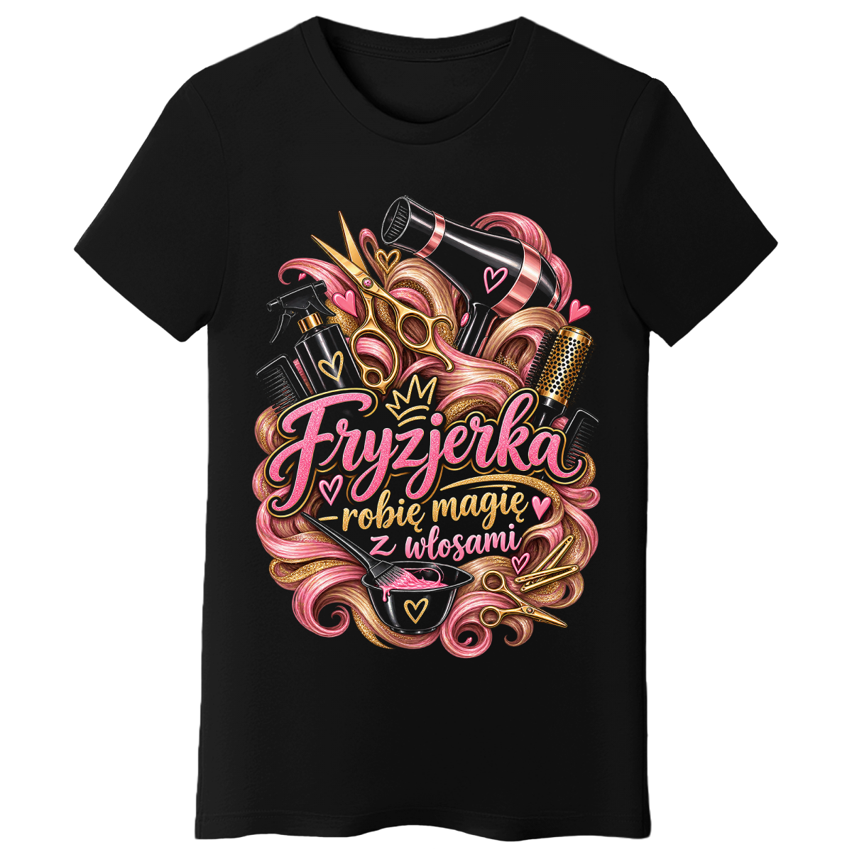 Koszulka damska - Fryzjerka