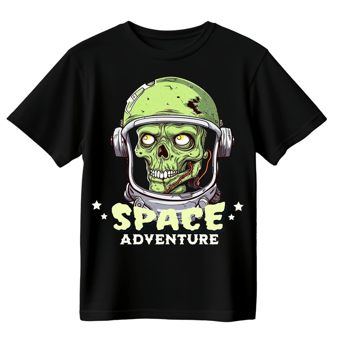 Koszulka Męska Nieumarły Astronauta - Czarna