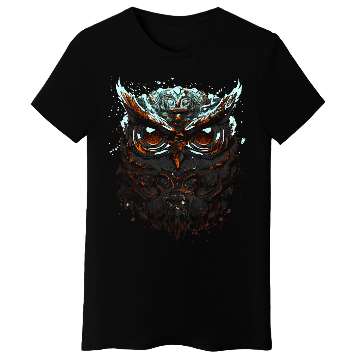 Koszulka Damska Oczy Nocy - Czarna