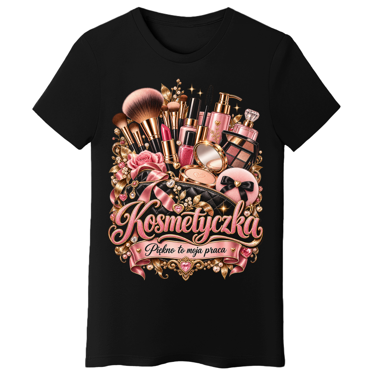 Koszulka damska - Kosmetyczka