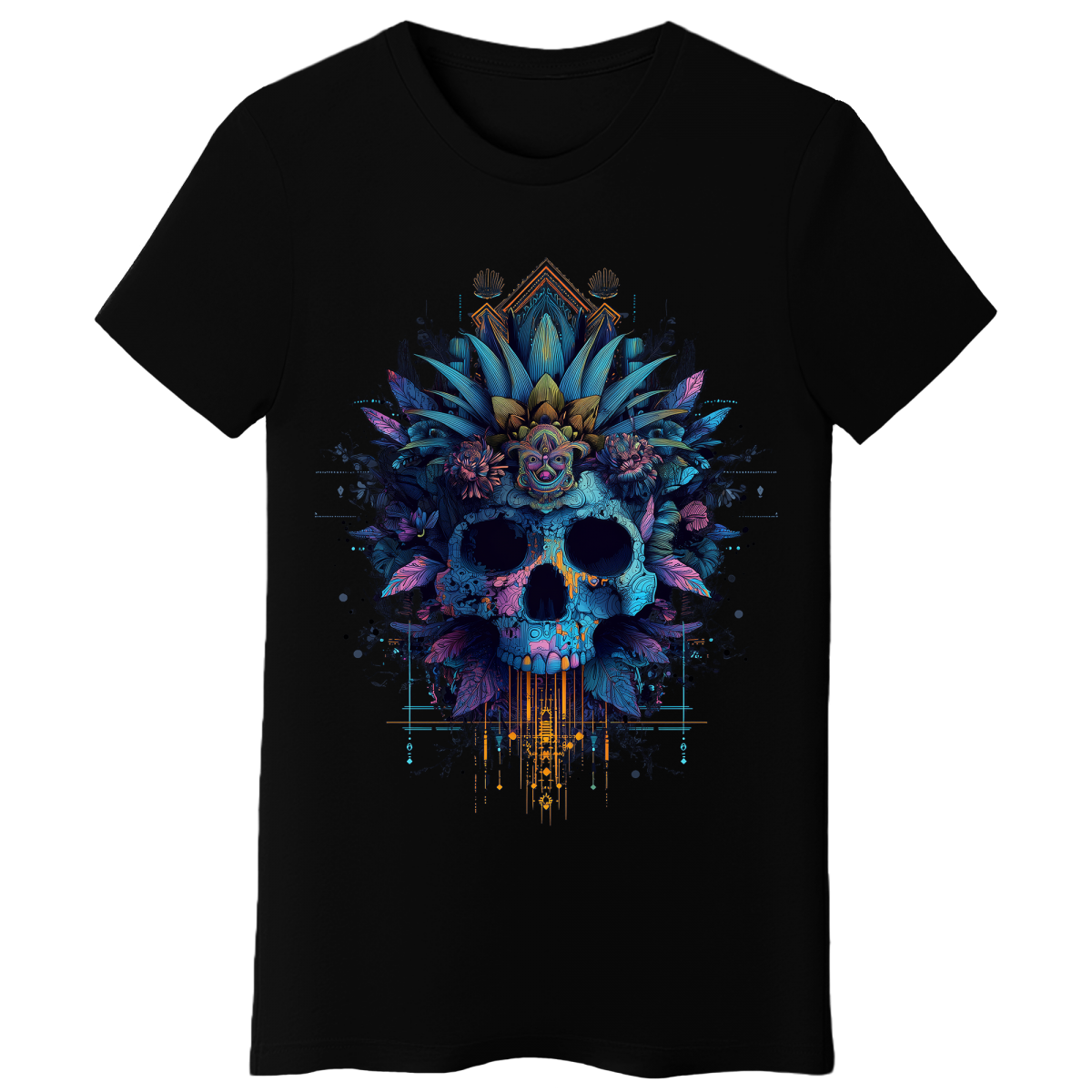 Koszulka Damska Ogród Cieni - Czarna