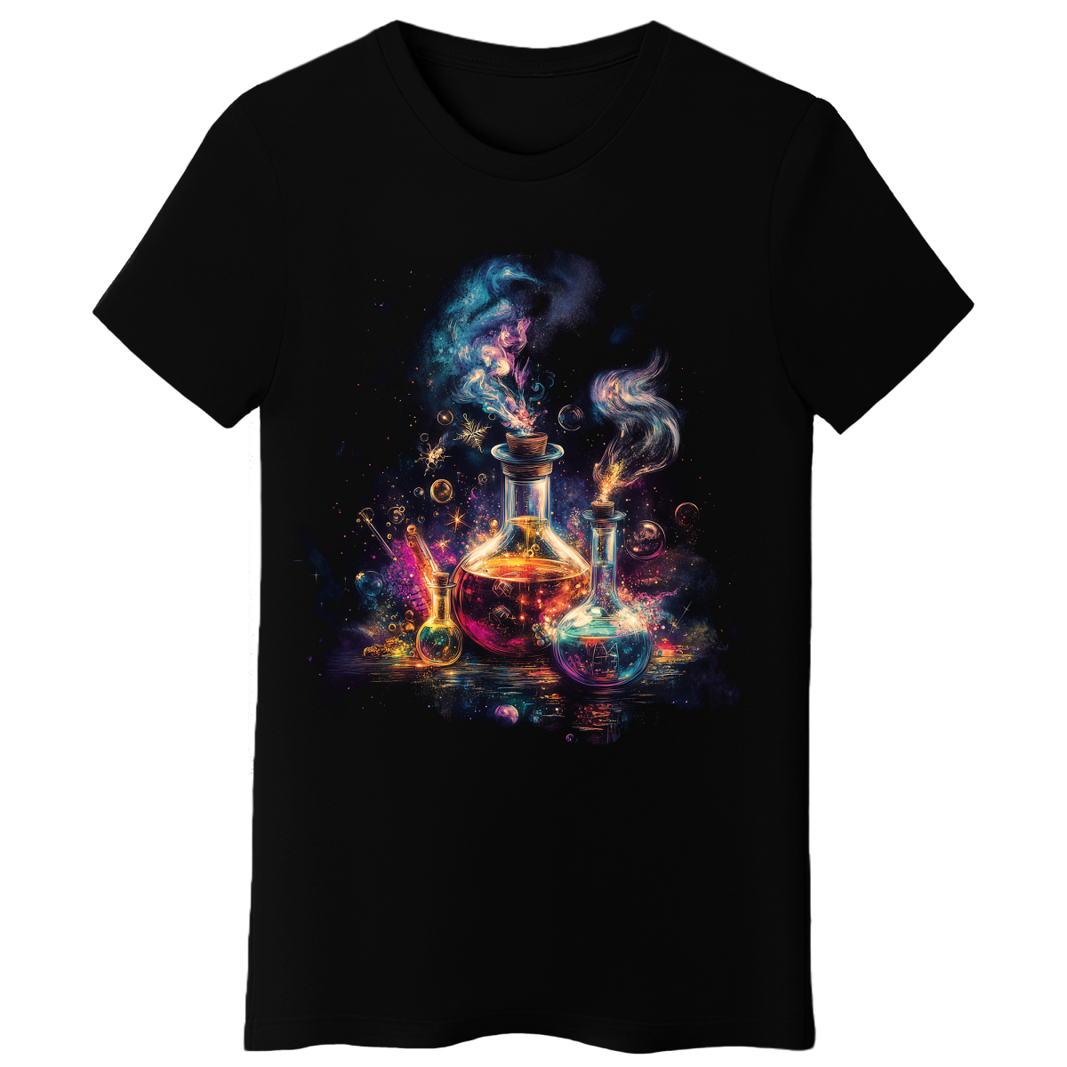 Koszulka Damska Magiczne Eliksiry - Czarna