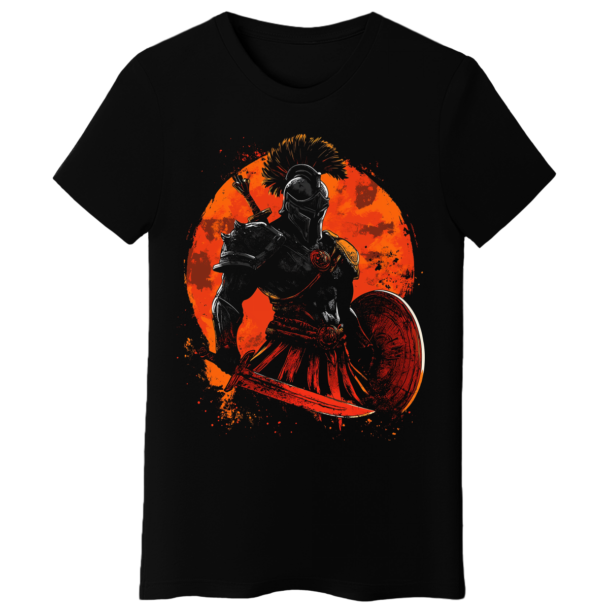 Koszulka Damska Ares Bóg Wojny - Czarna