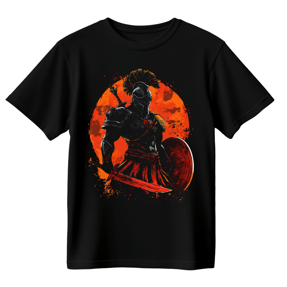 Koszulka Męska Ares Bóg Wojny - Czarna