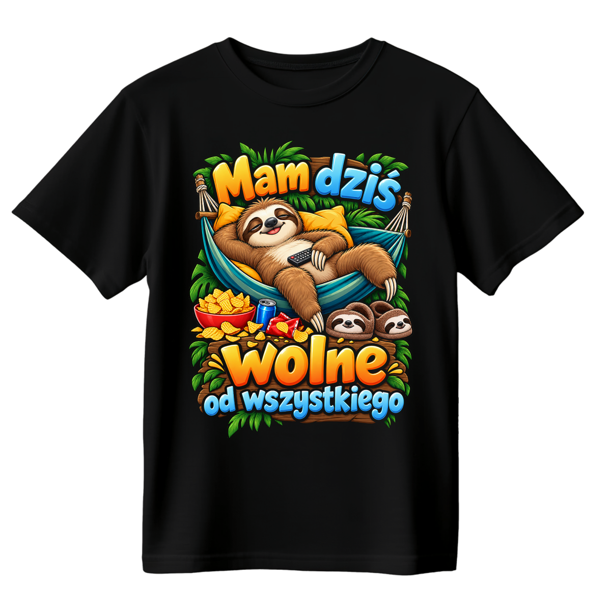 Koszulka męska - Leniwy sloth