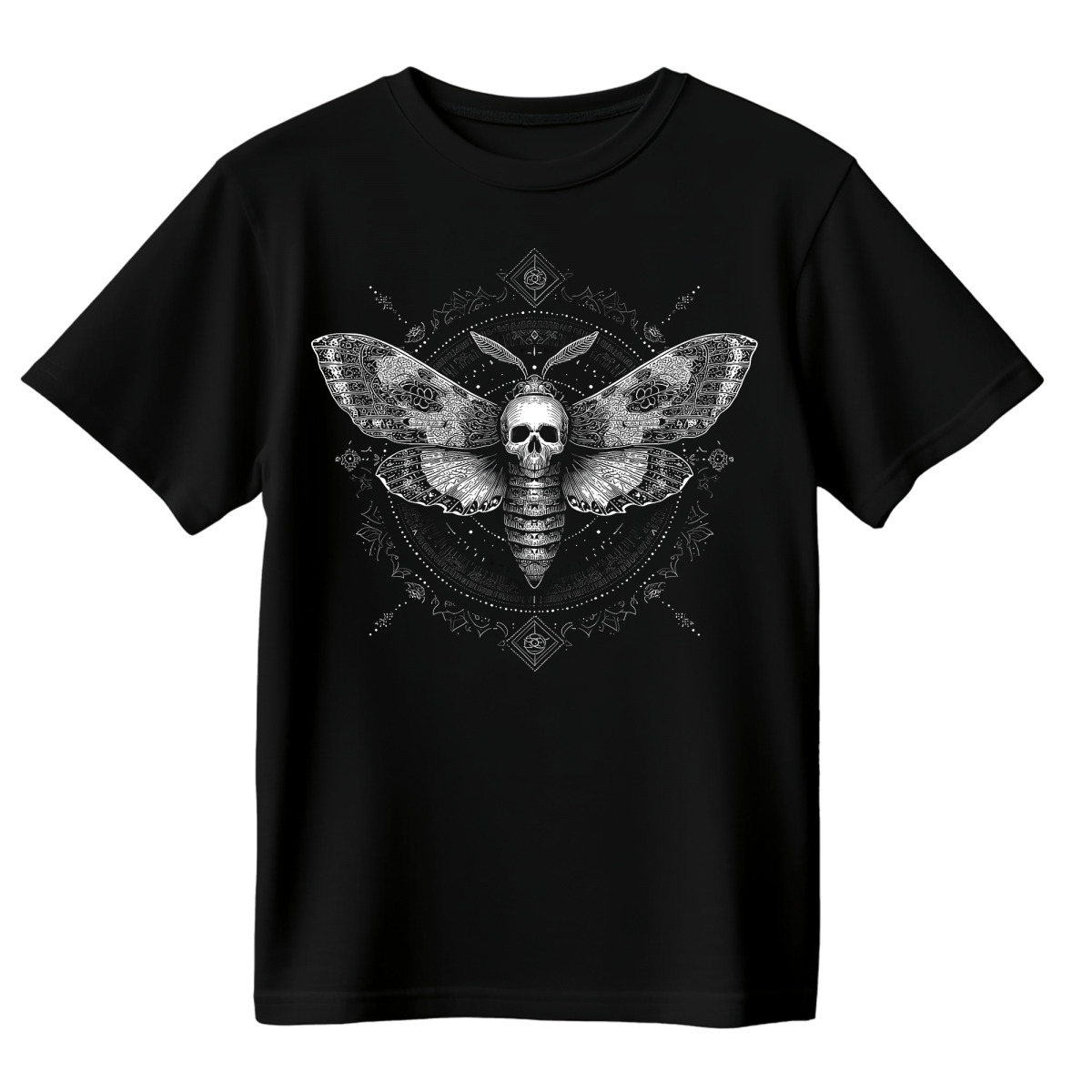 Koszulka Męska Ćma Otchłani - Czarna