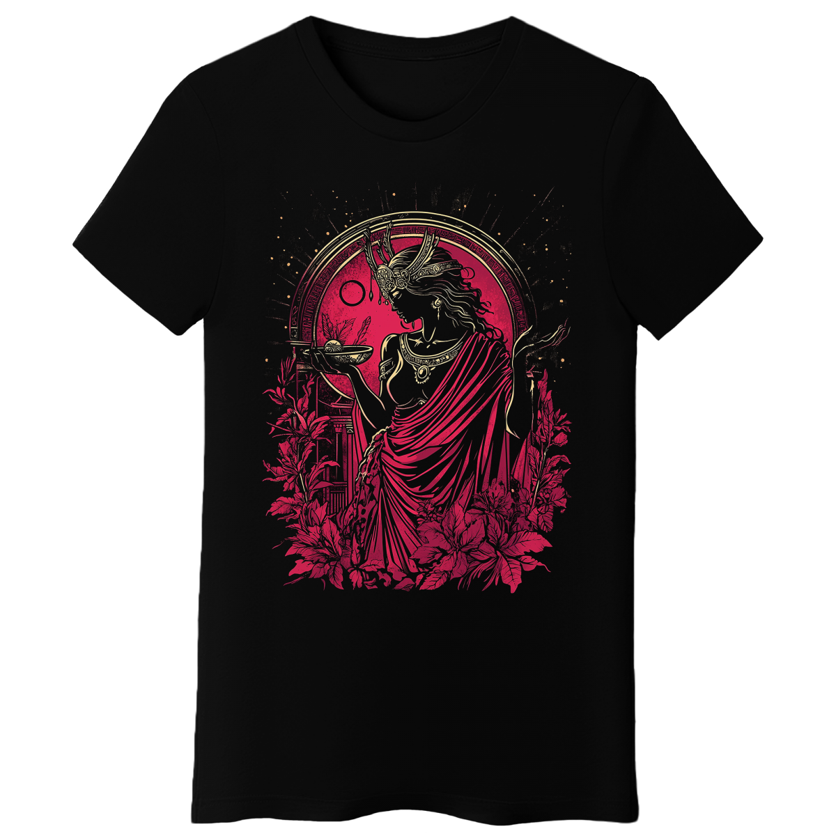 Koszulka Damska Persefona - Czarna