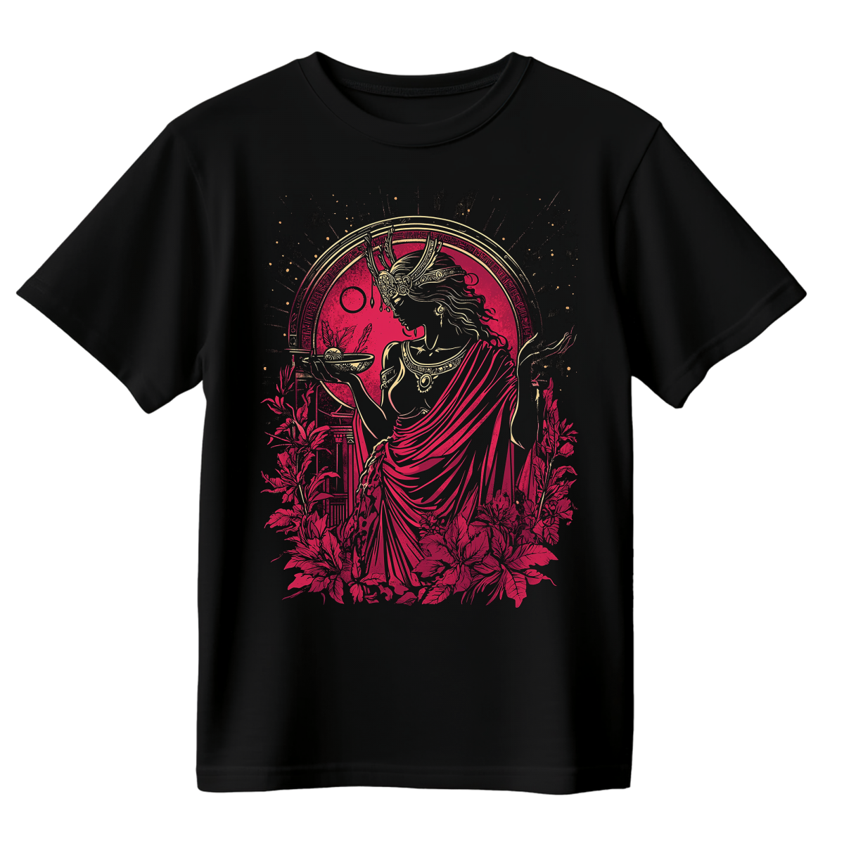 Koszulka Męska Persefona - Czarna