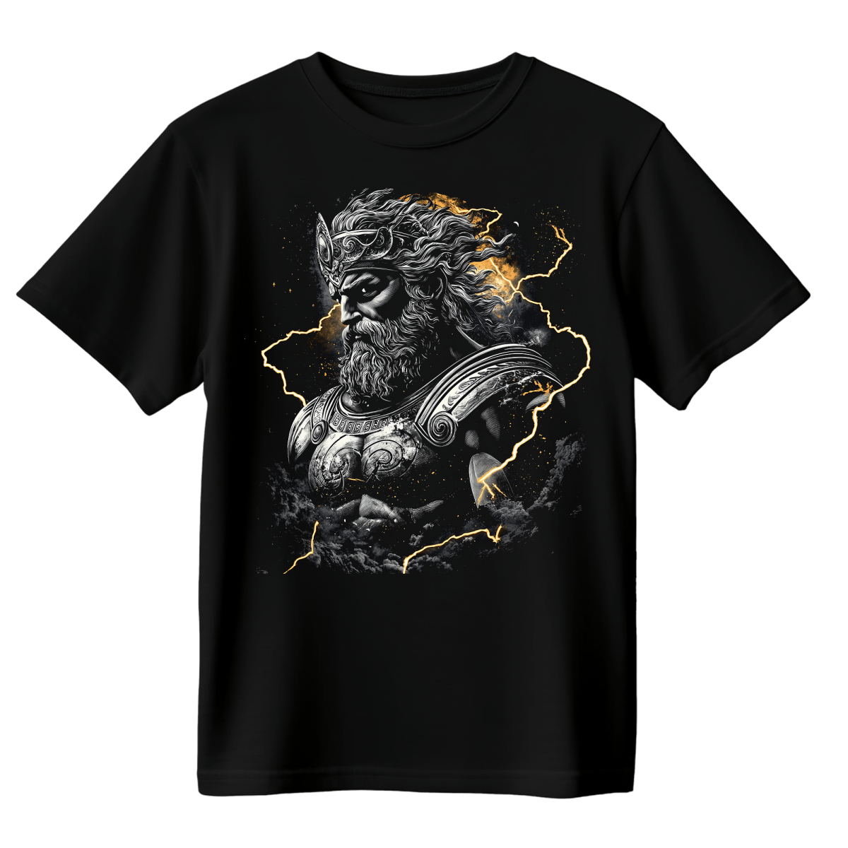 Koszulka Męska Zeus - Czarna