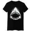 Koszulka Damska Szczęki Rekina - Czarna
