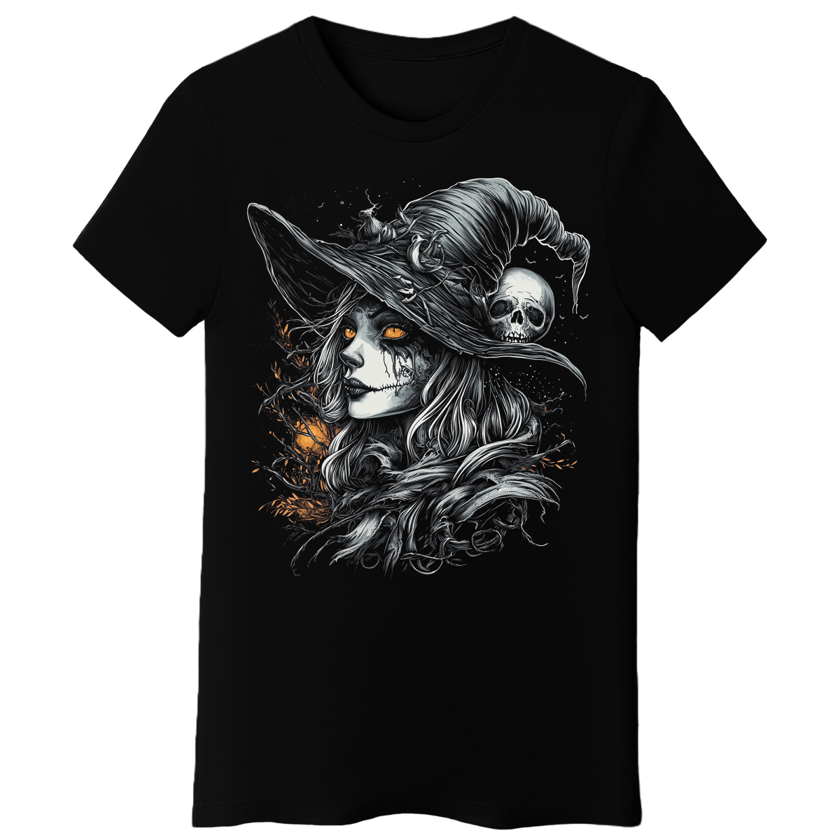 Koszulka Damska Czarownica - Czarna