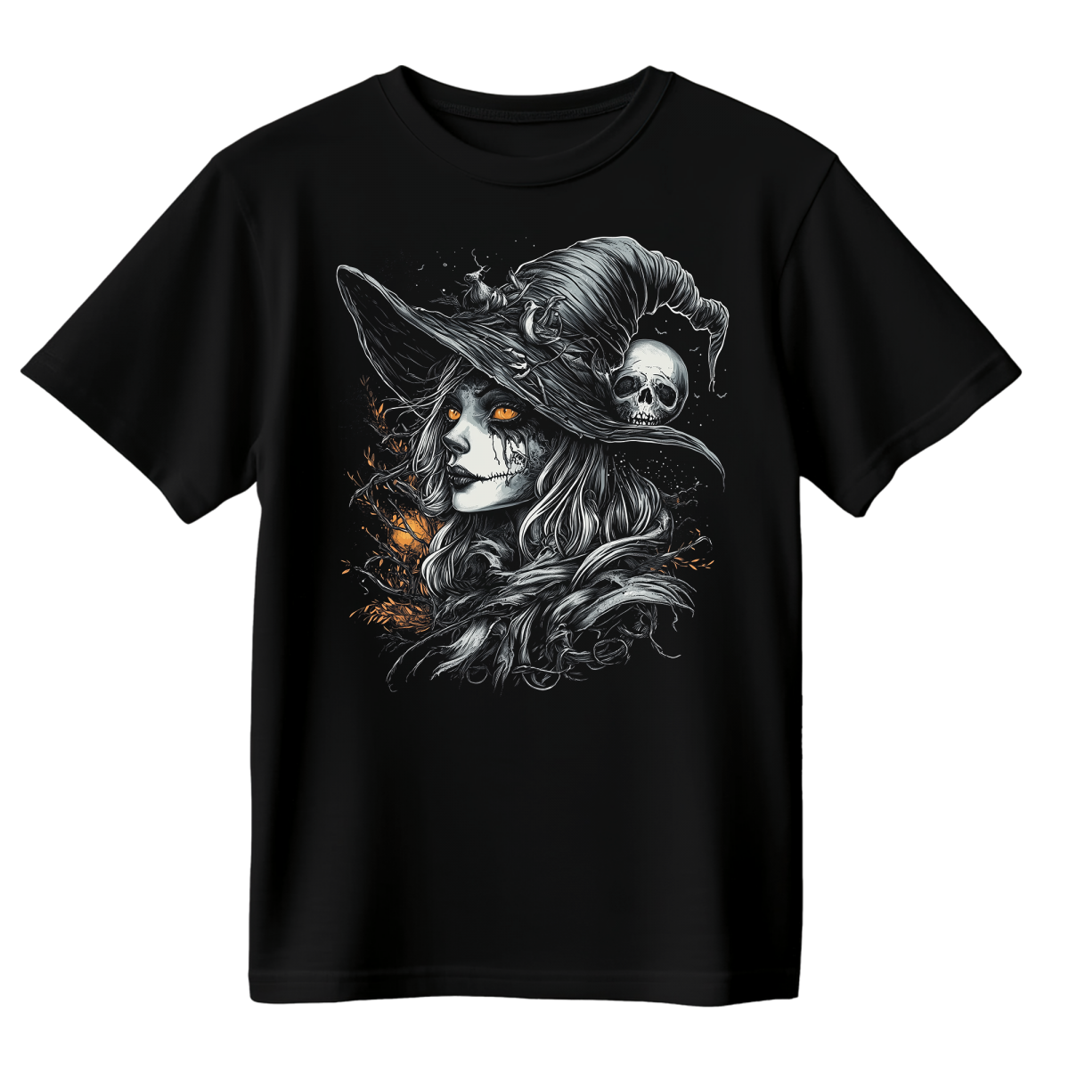 Koszulka Męska Czarownica - Czarna