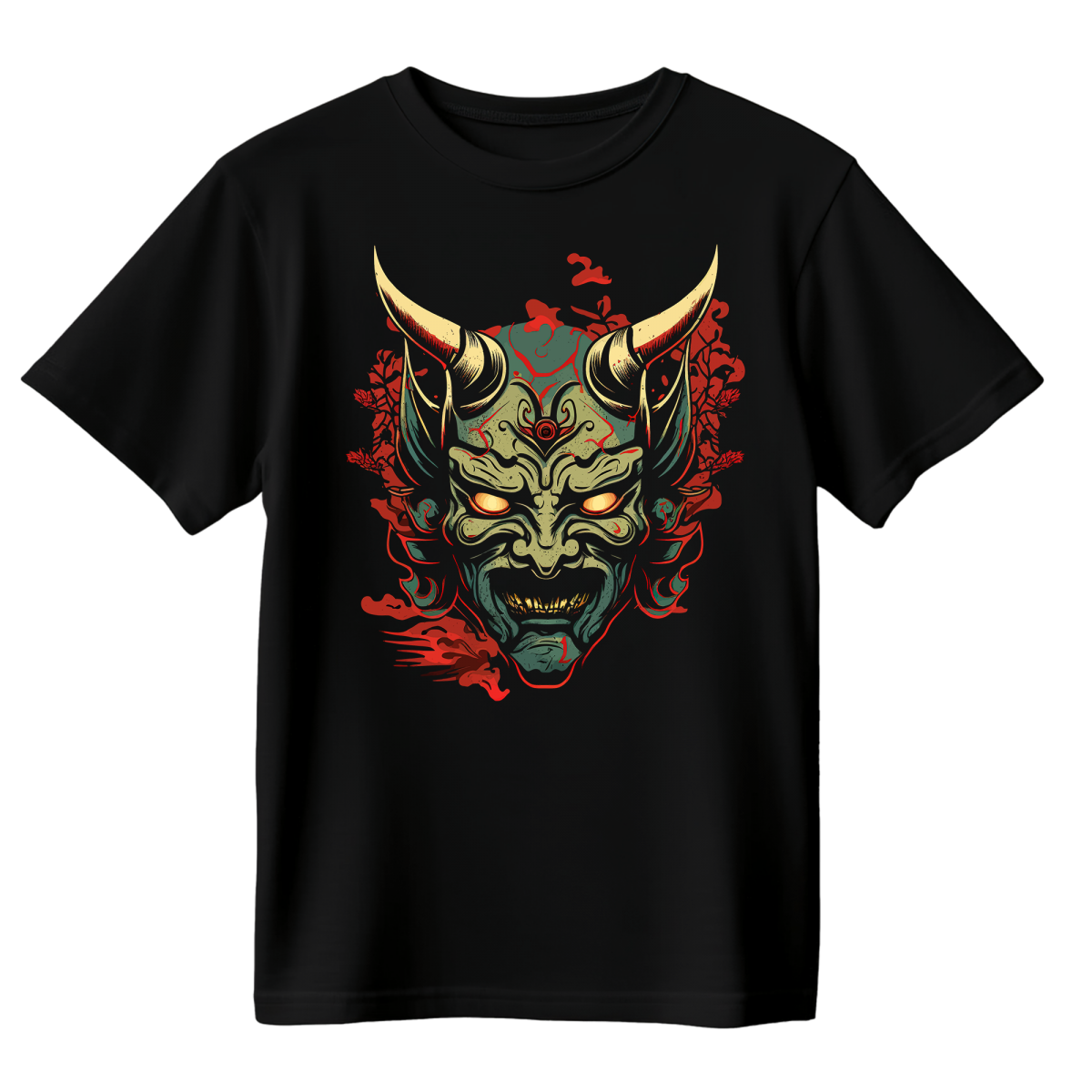 Koszulka Męska Demon Oni - Czarna