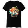 Koszulka Damska Sushi Master - Czarna