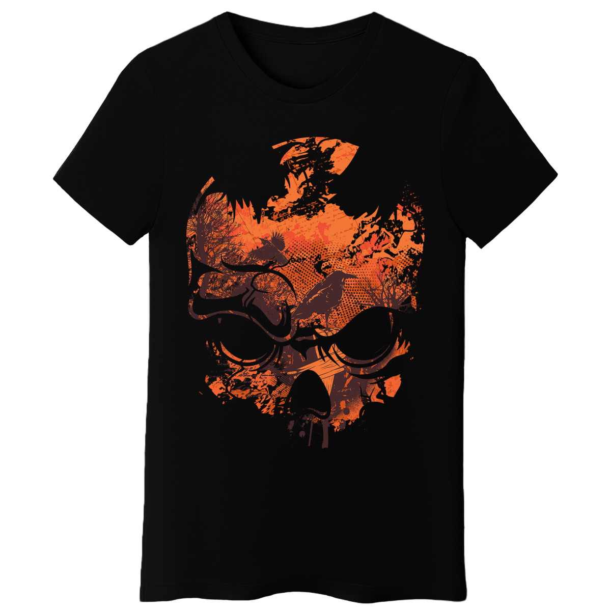 Koszulka Damska Szept Kruków - Czarna