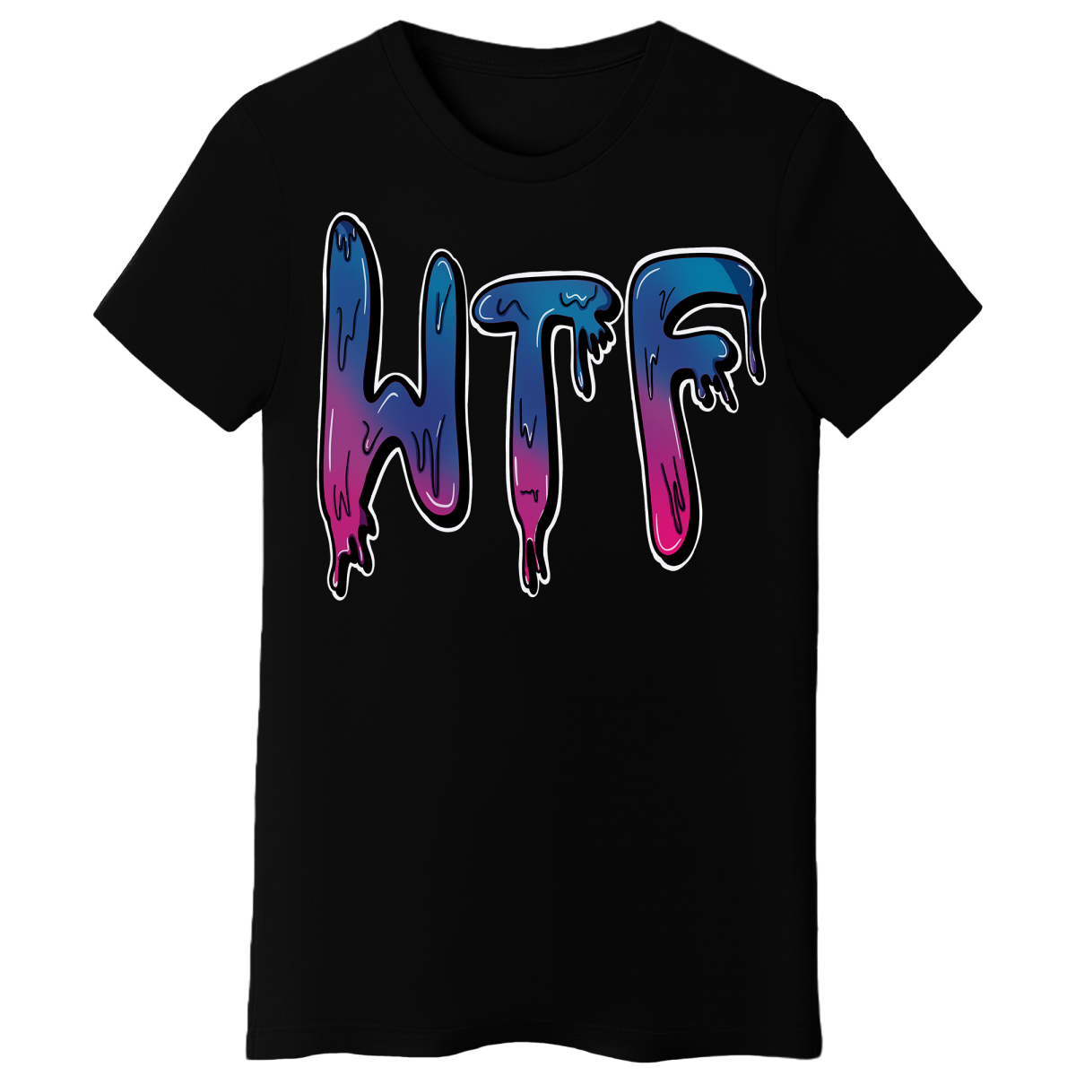 Koszulka Damska WTF - Czarna