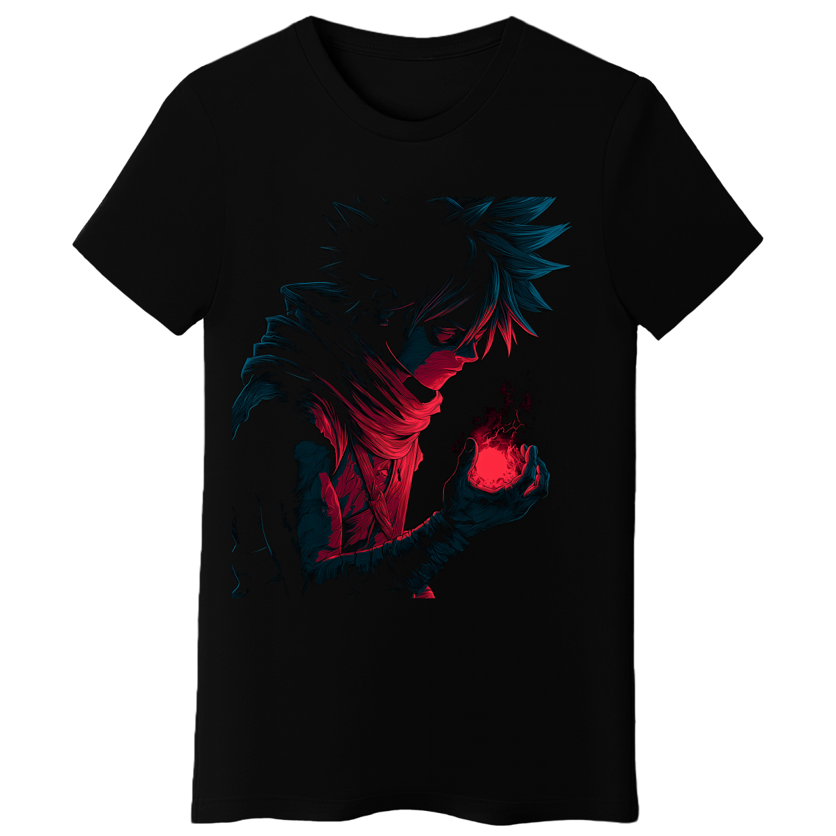 Koszulka Damska Płomień Mocy - Czarna