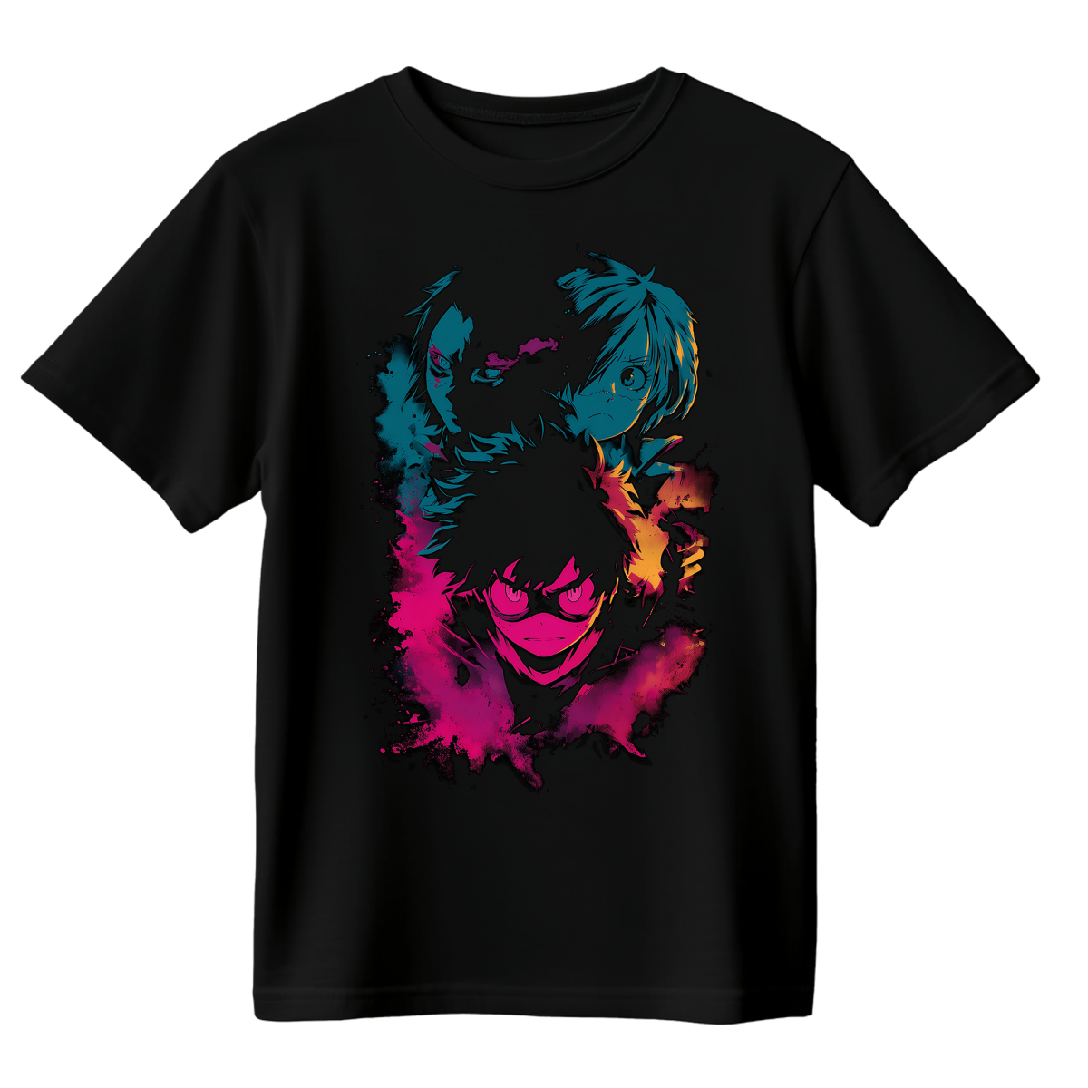 Koszulka Męska Trzy Oblicza Mocy - Czarna