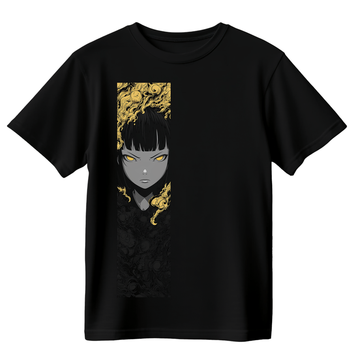 Koszulka Męska Złoty Mrok - Czarna