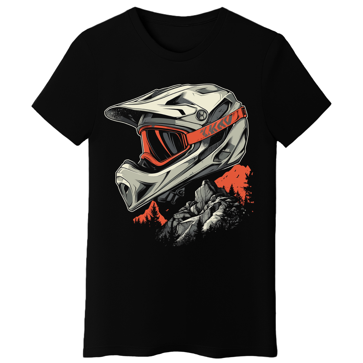 Koszulka Damska Górski Rider - Czarna