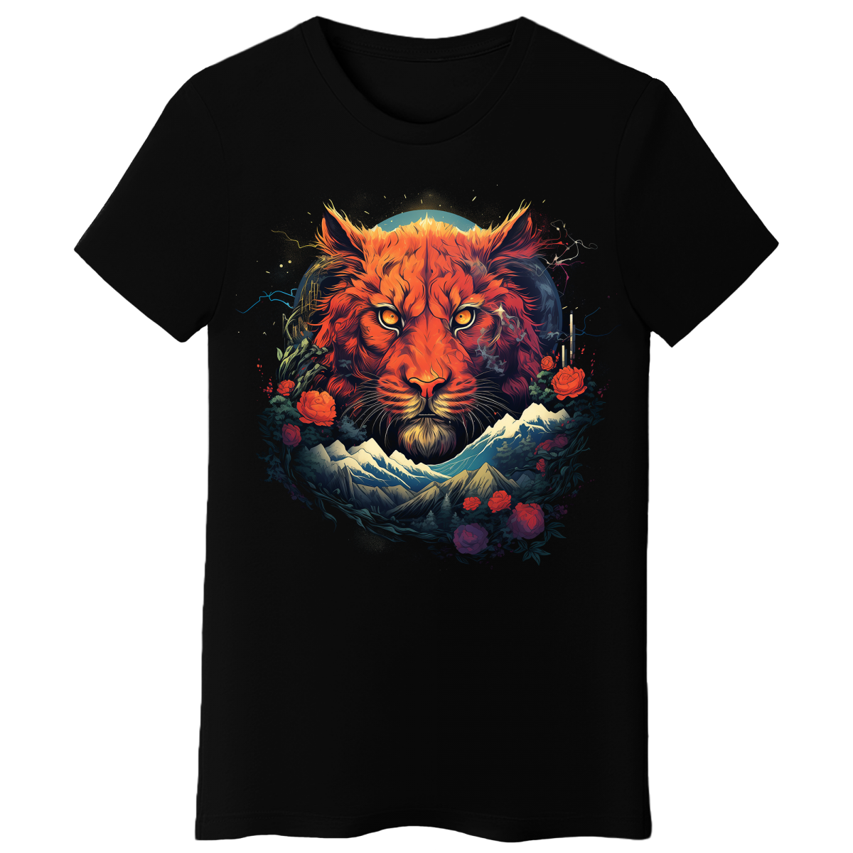 Koszulka Damska Dzika Harmonia - Czarna