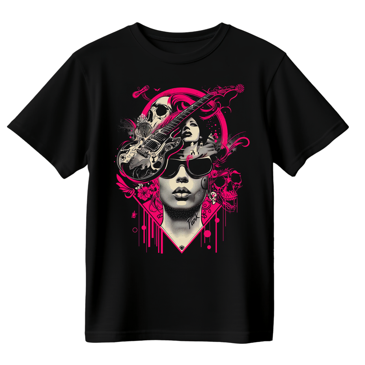 Koszulka Męska Rockowa Dusza - Czarna