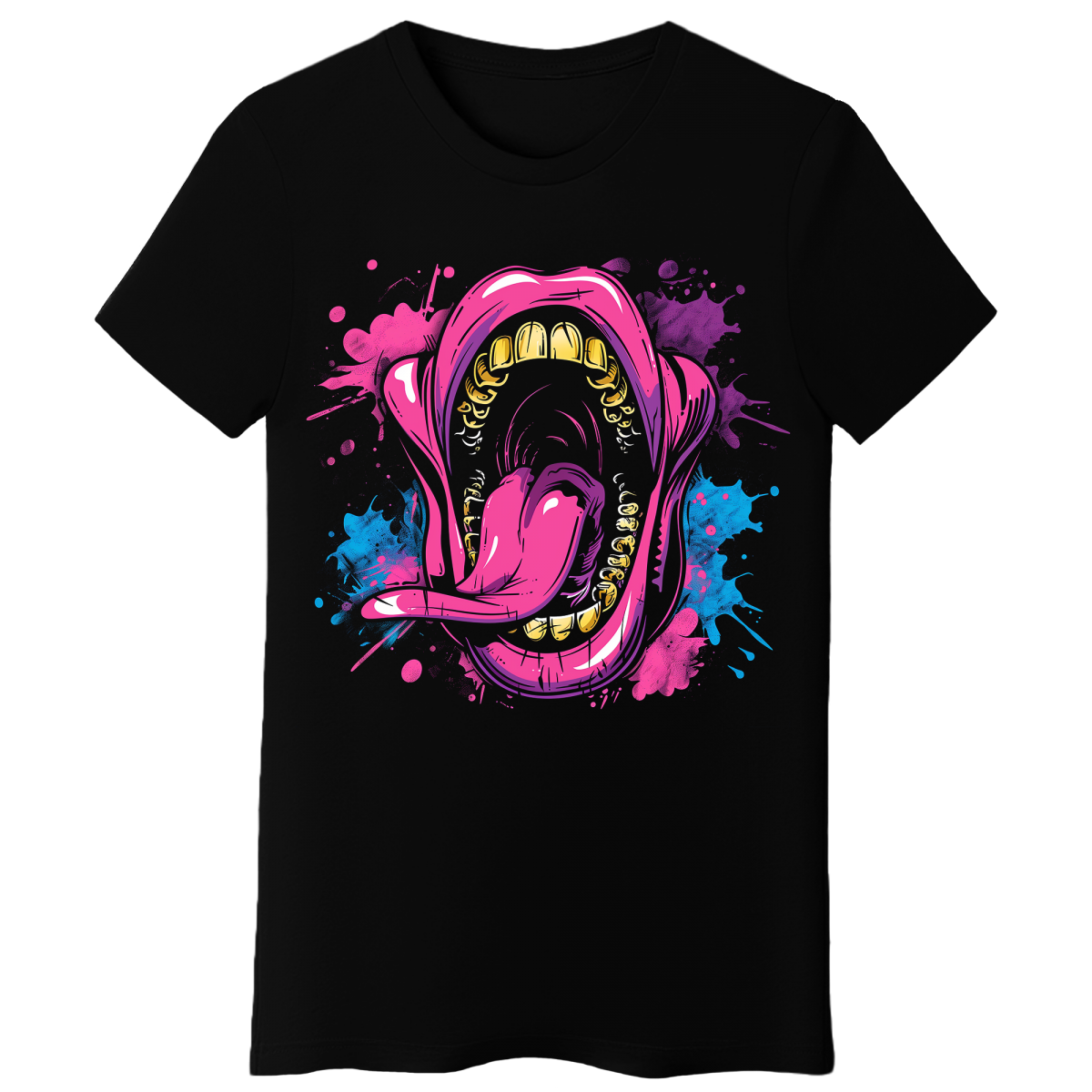 Koszulka Damska Dziki Krzyk - Czarna