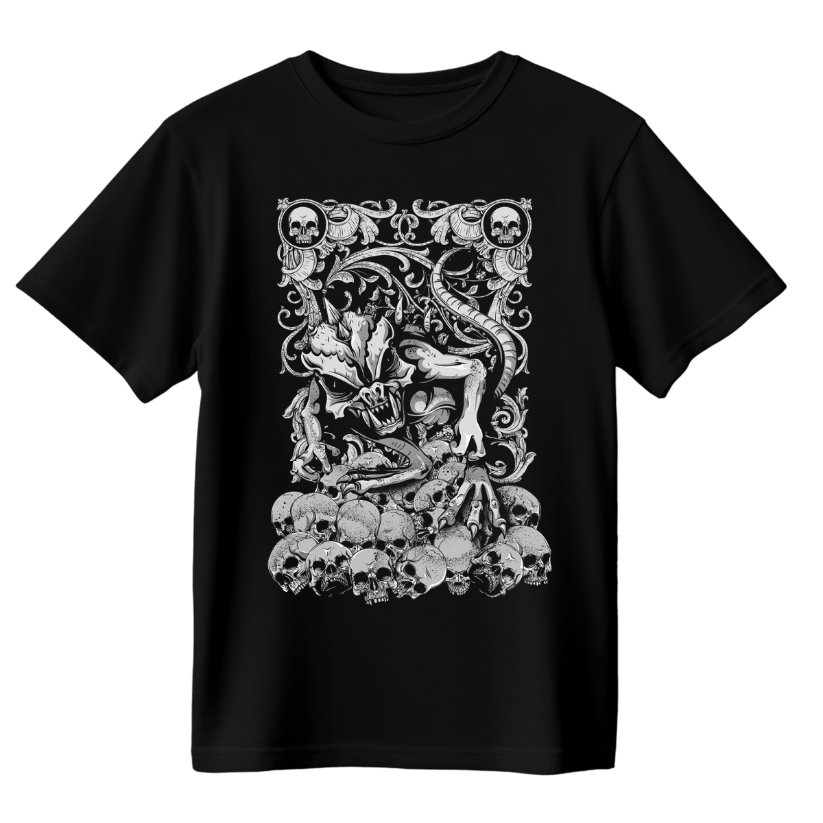 Koszulka Męska Otchłań - Czarna