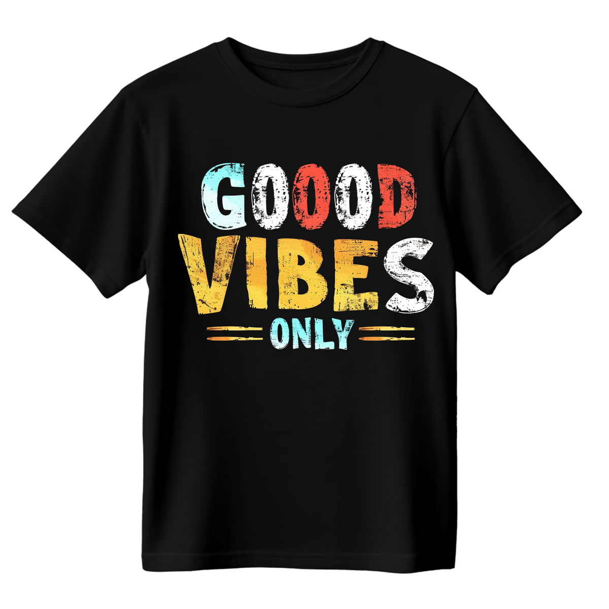 Koszulka Męska Dobry Vibe - Czarna