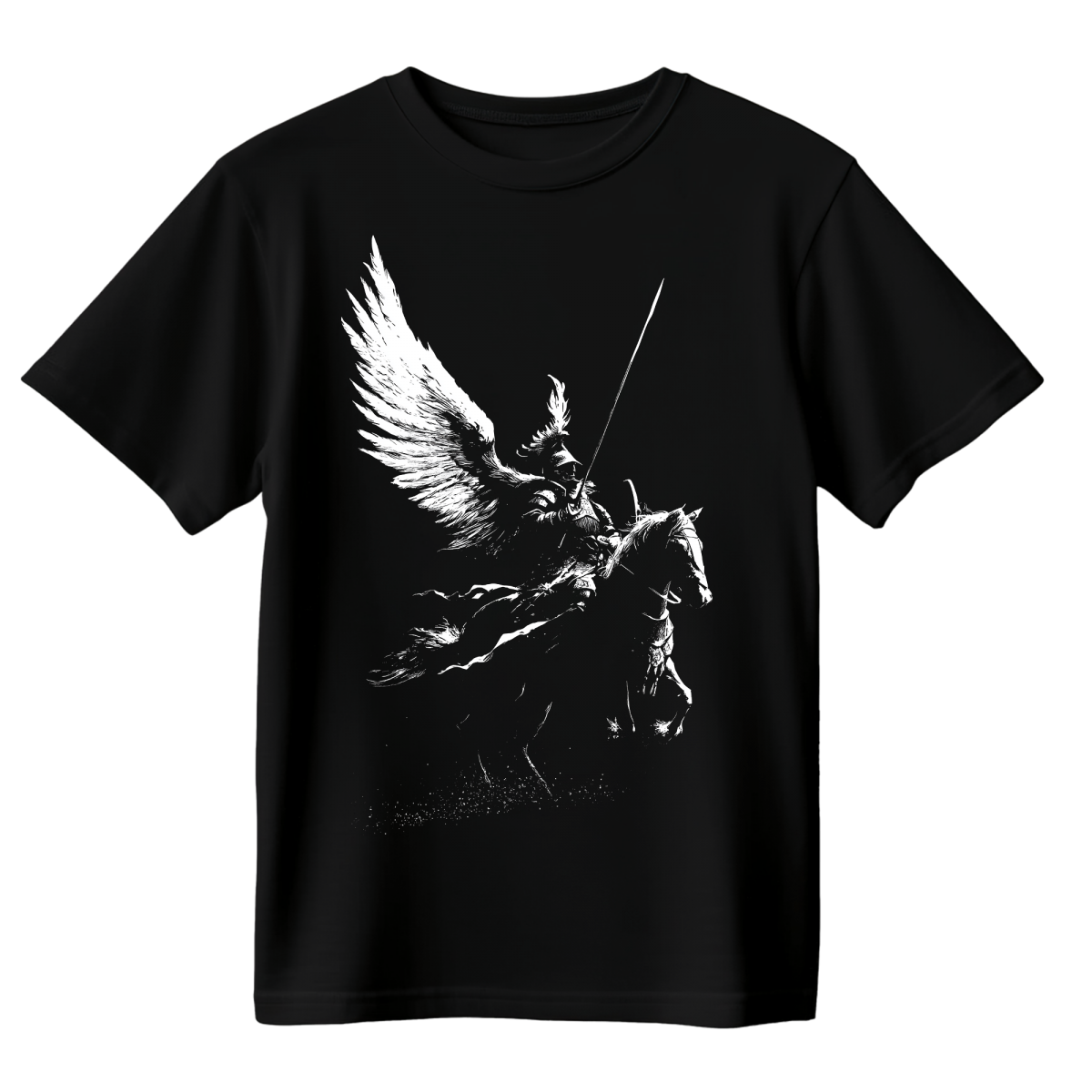 Koszulka Męska Husaria - Czarna