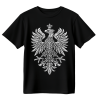 Koszulka Męska Orzeł Biały - Czarna